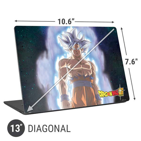 Dragon Ball Super Goku Ultra Instinct Universal Laptop 13in (10.6 x 7.6in) Skin